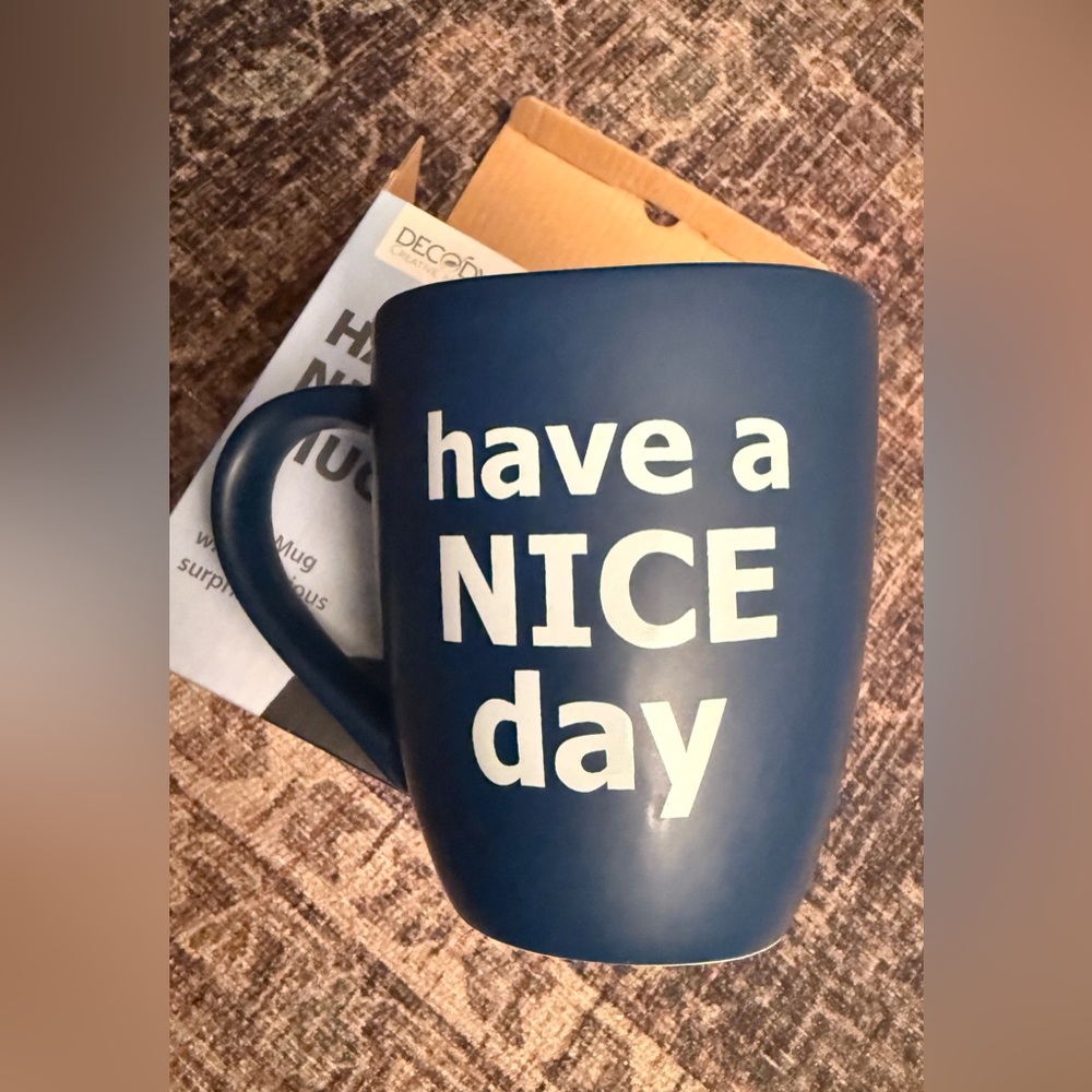 Decodyne Have a Nice Day Funny Coffee Mug, new